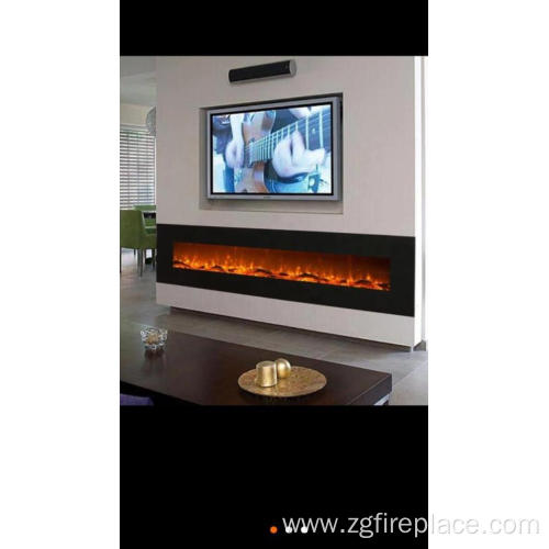 72 Inch Low Power Wall Mounted Electric Fireplace